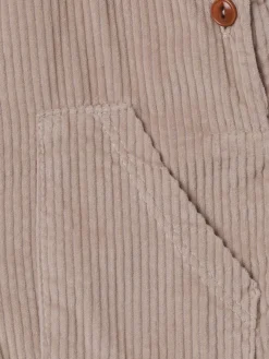 Salopette in millerighe di cotone