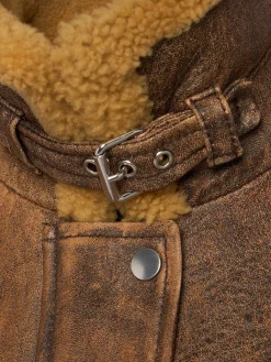 Sandor leather bomber jacket