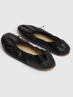 Scarpe basse Round Ballet in pelle