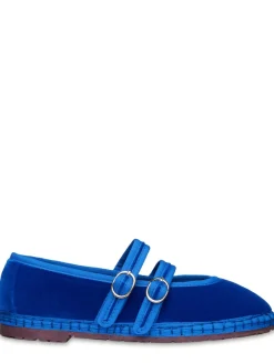 Scarpe Mary Jane Claire in velluto