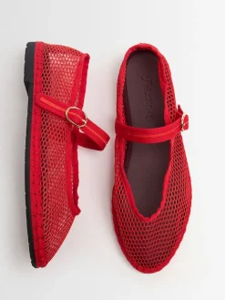 Scarpe Mary Jane Isabella in mesh