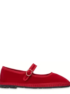 Scarpe Mary Jane Mellark in velluto