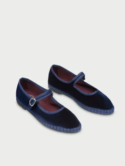 Scarpe Mary Jane Molly in velluto
