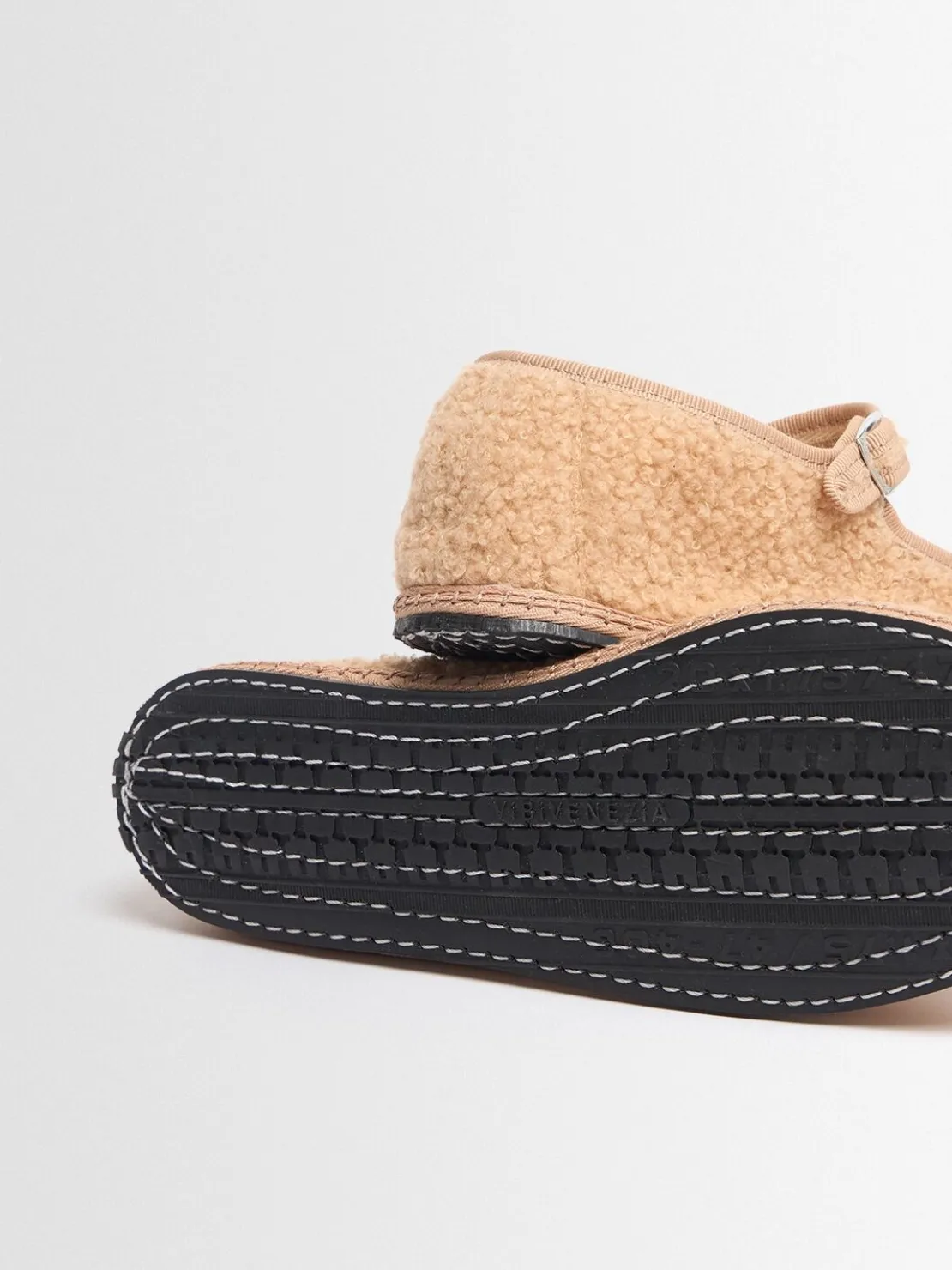 Scarpe Mary Jane Susan in teddy 10mm