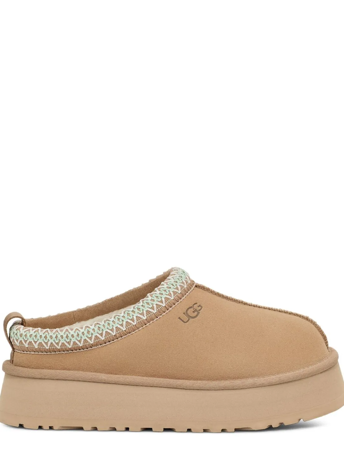 Scarpe Tazz in shearling con platform 40mm