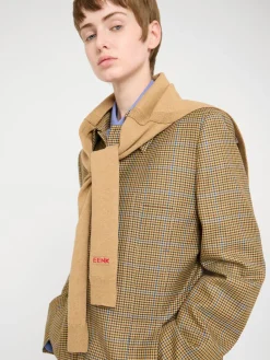 Scialle Muffler in maglia di misto lana