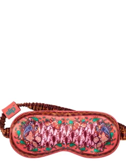 Scorpio printed silk sleep mask