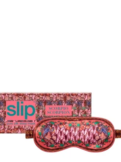Scorpio printed silk sleep mask