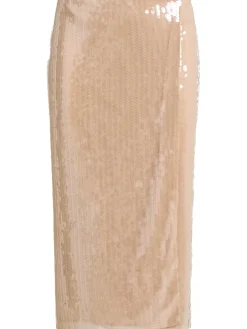 Sequined midi skirt