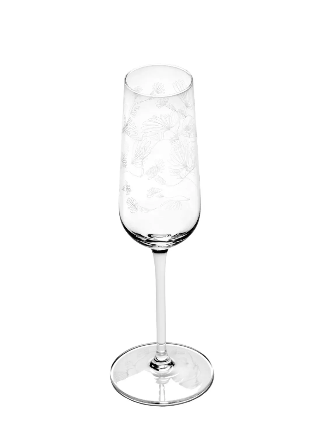 Set di 4 bicchieri Camelia Aubergine