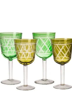 Set di 4 bicchieri da vino Tie Up