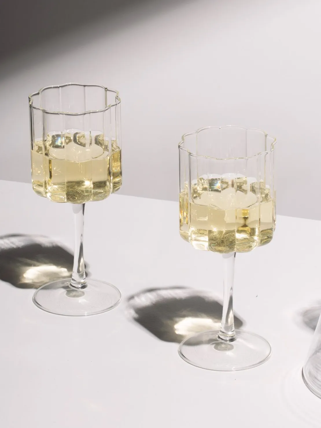 Set di 2 bicchieri da vino Wave