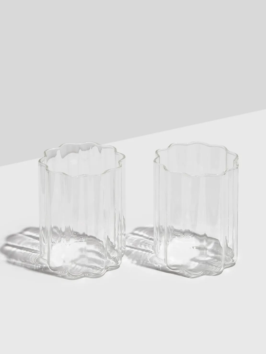 Set di 2 bicchieri Wave