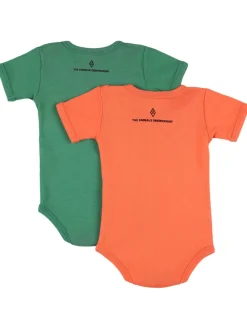 Set di 2 body in jersey di cotone