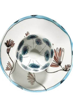 Set di 2 ciotole Anemone Vaniglia