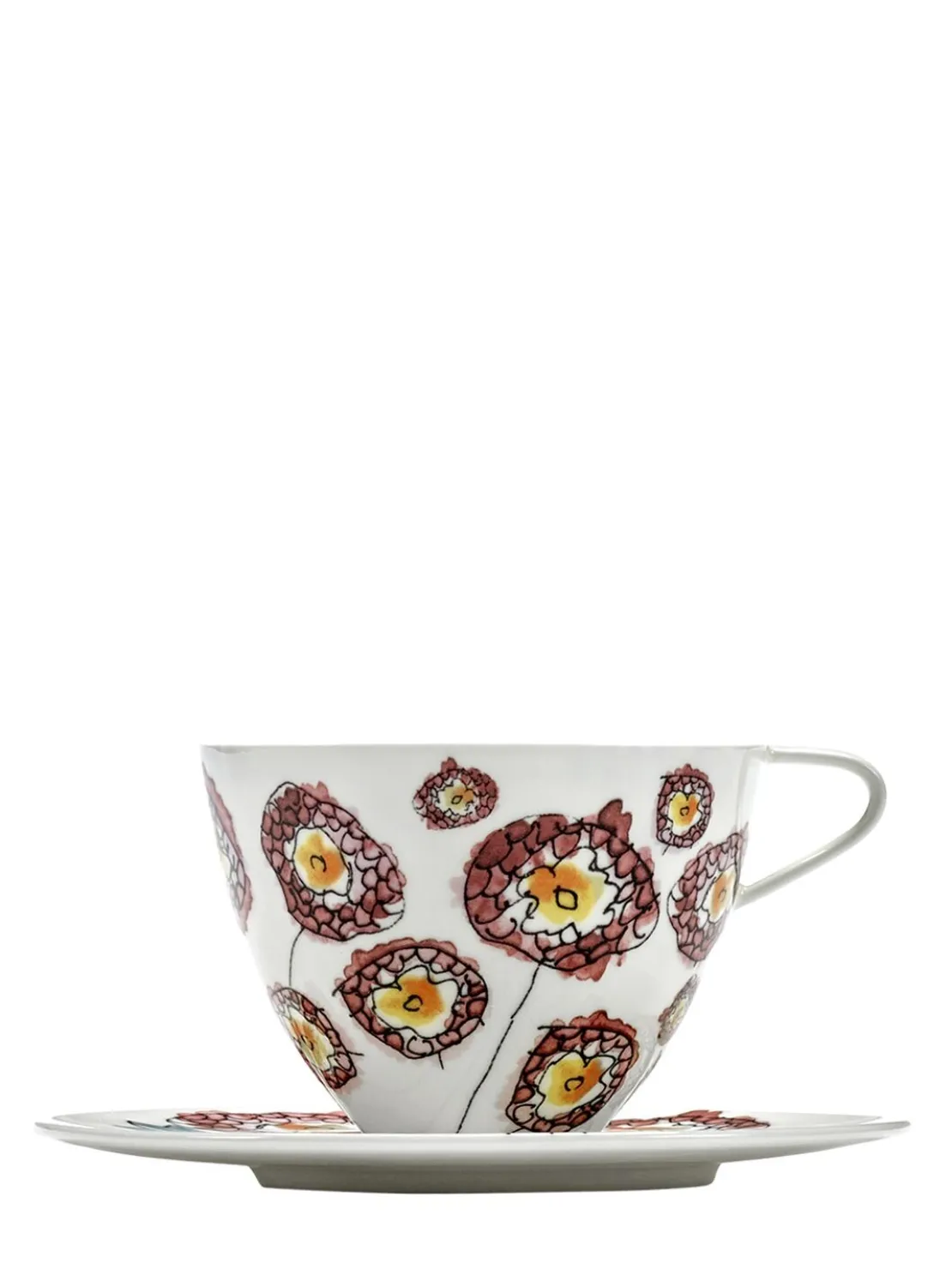 Set di due tazze e piattini Anemone