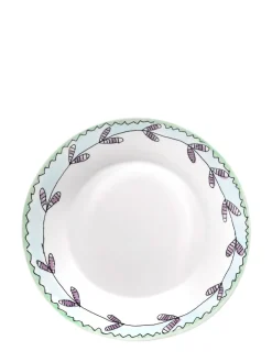 Set di 2 piatti fondi Blossom Milk