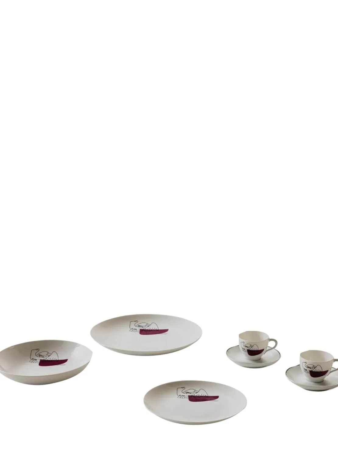 Set di 2 piatti Service Prunier