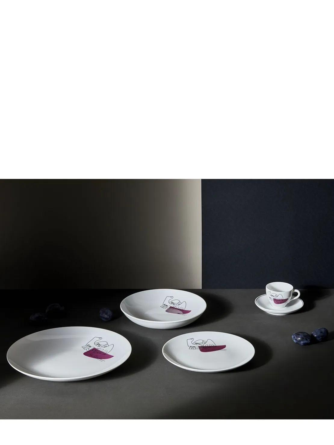 Set di 2 piatti Service Prunier