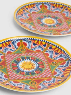 Set di 2 piatti Sole Carretto