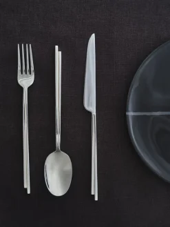 Set di 5 posate Dune in acciaio inox