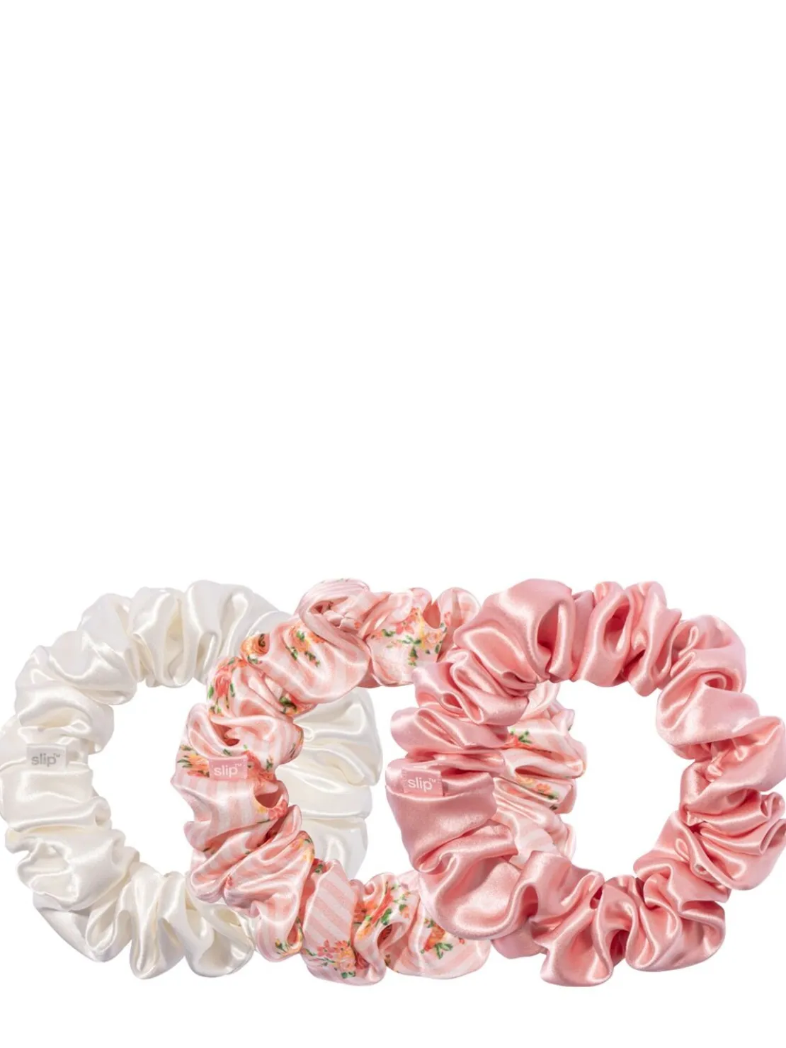 Set di 3 scrunchie grandi in seta