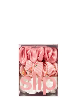 Set di 3 scrunchie grandi in seta