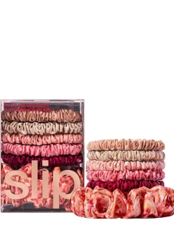 Set di 6 scrunchie misti Flora in seta