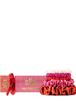 Set di 5 scrunchies in seta
