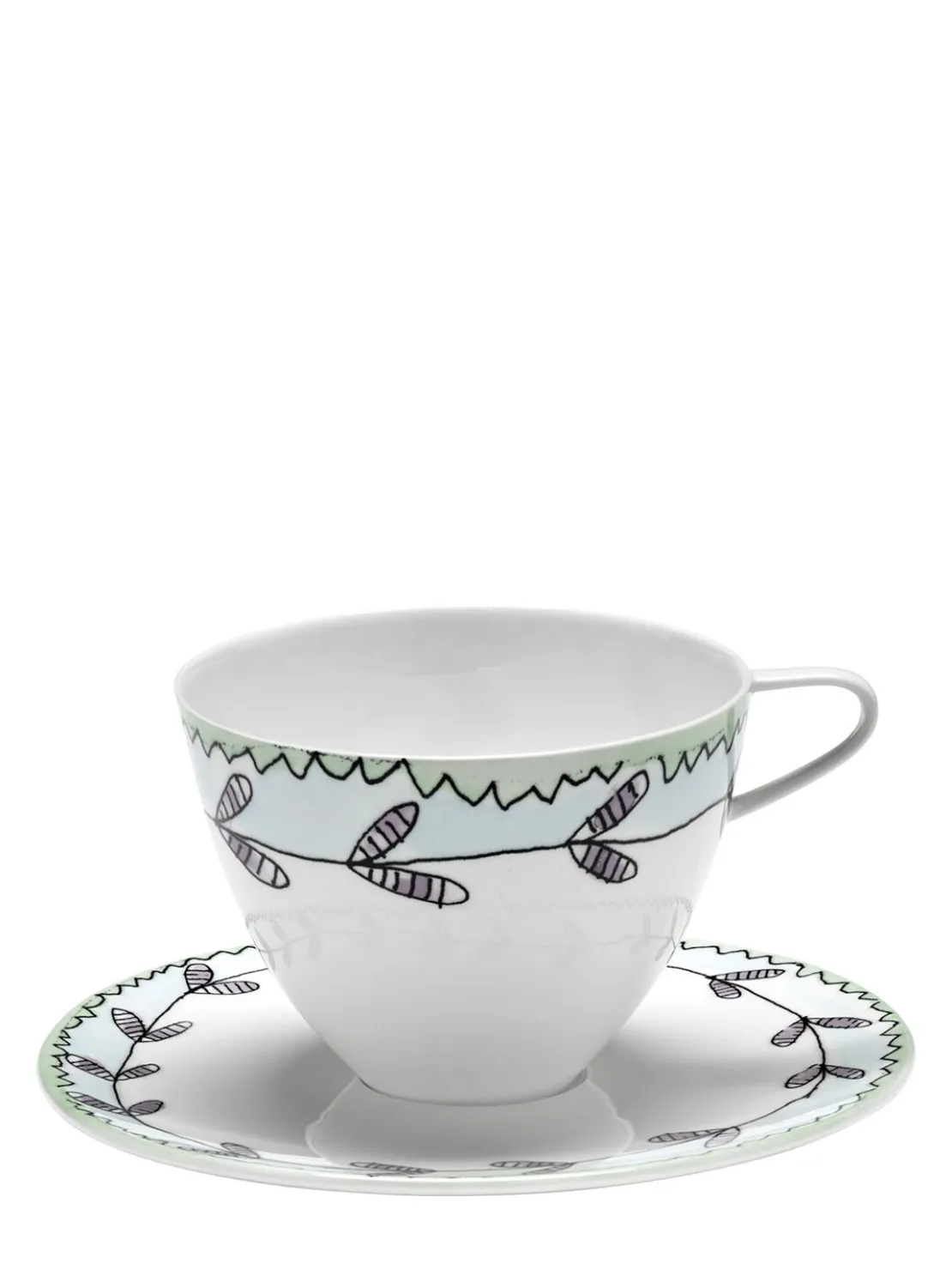 Set di 2 tazze e piattini Blossom