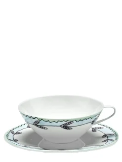 Set di 2 tazzine e piattini Blossom Milk