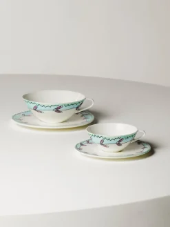 Set di 2 tazzine e piattini Blossom Milk