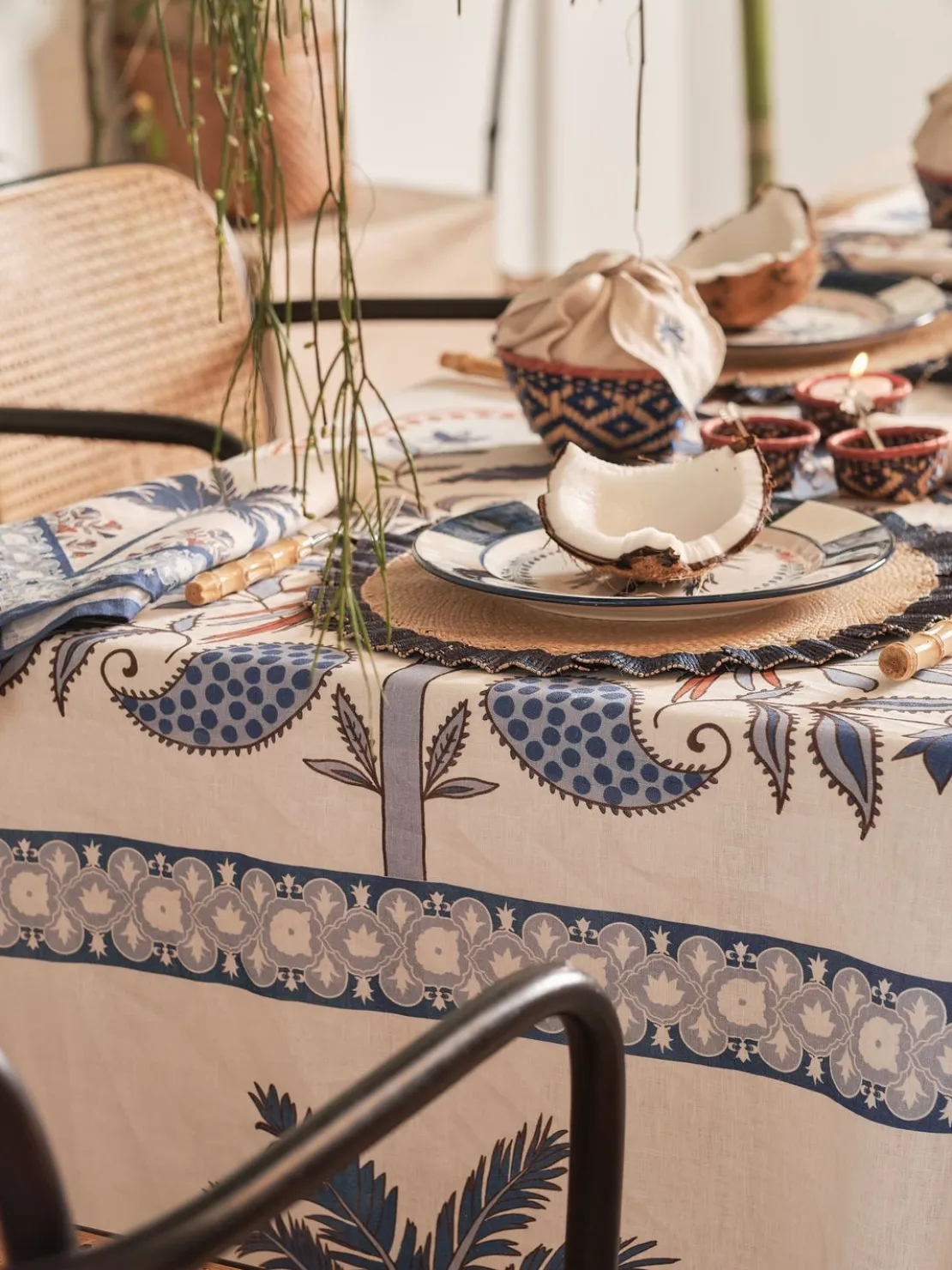 Set di 2 tovagliette Navy Blue Orpua