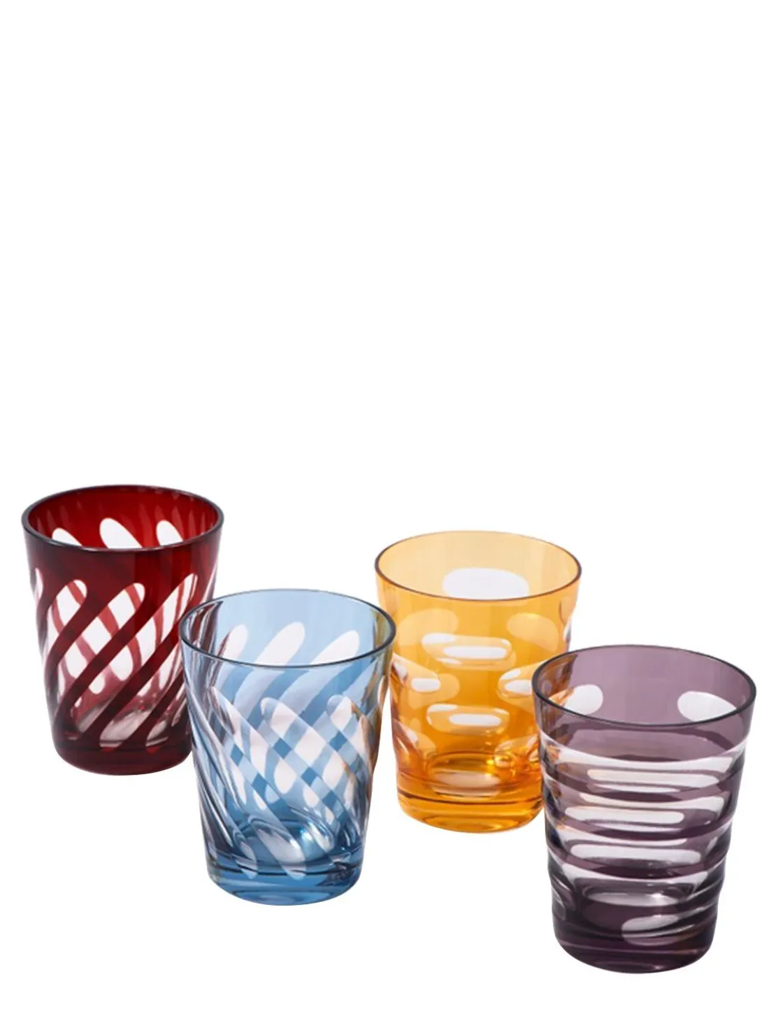 Set di 4 tumbler Tubular