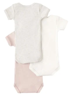 Set of 3 cotton bodysuits