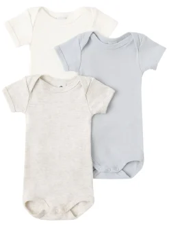 Set of 3 cotton bodysuits
