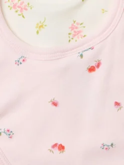 Set of 2 printed cotton bibs