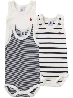 Set of 3 printed cotton bodysuits