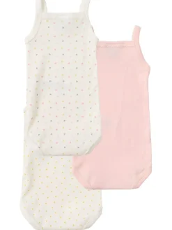 Set of 3 printed cotton bodysuits