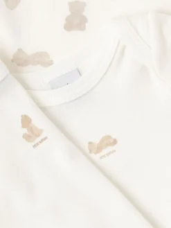 Set of 3 printed cotton bodysuits