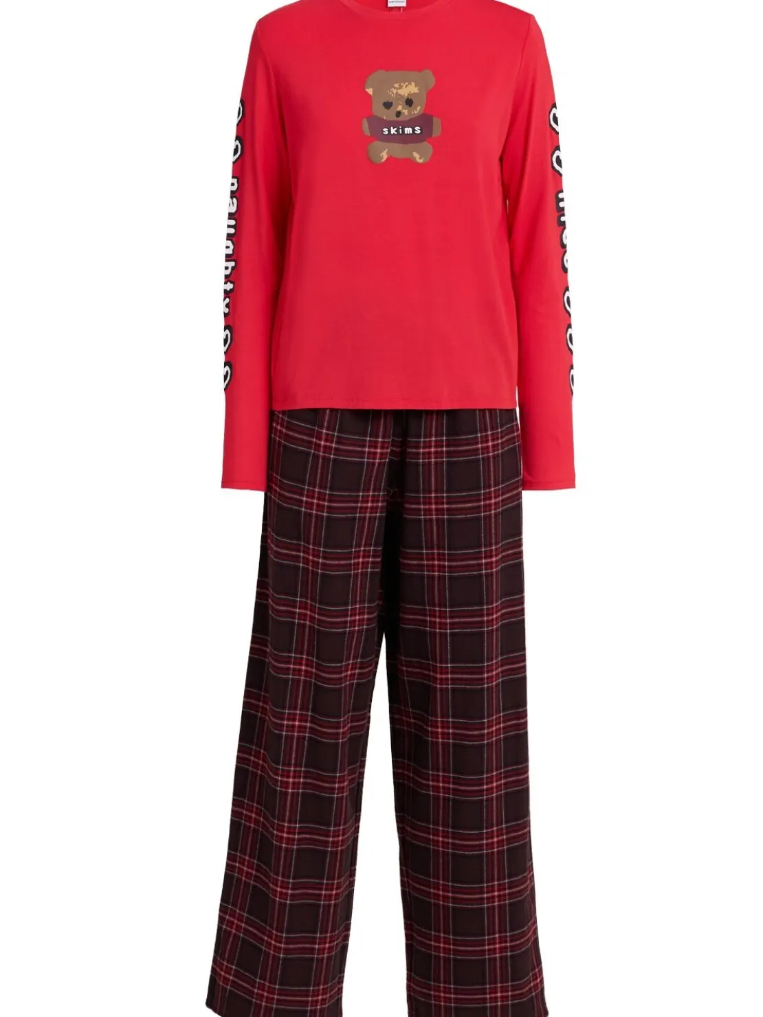 Set pantaloni e top a maniche lunghe