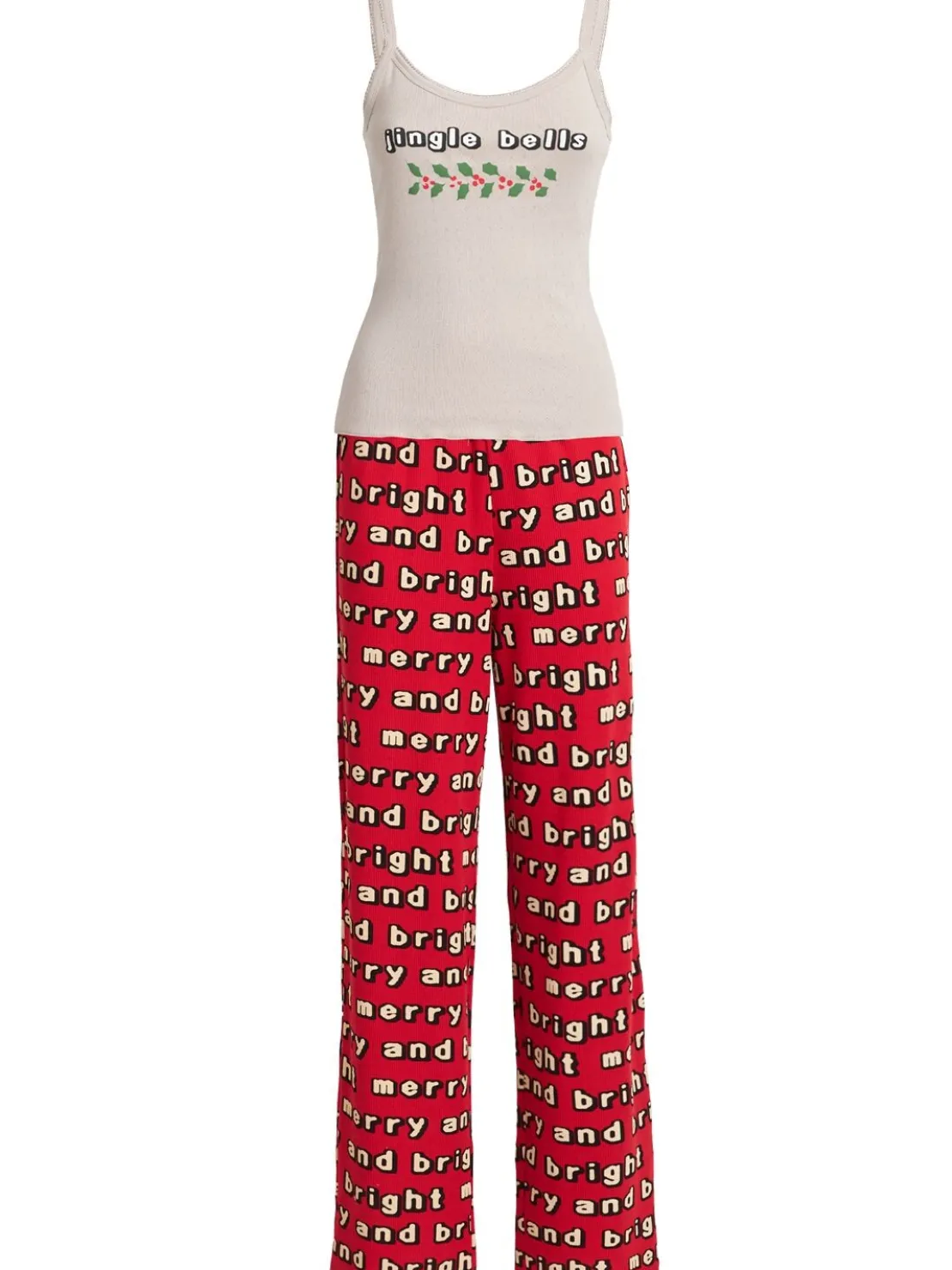 Set pigiama con tank top e pantaloni