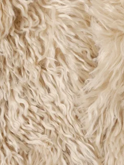 Shaggy plush vest