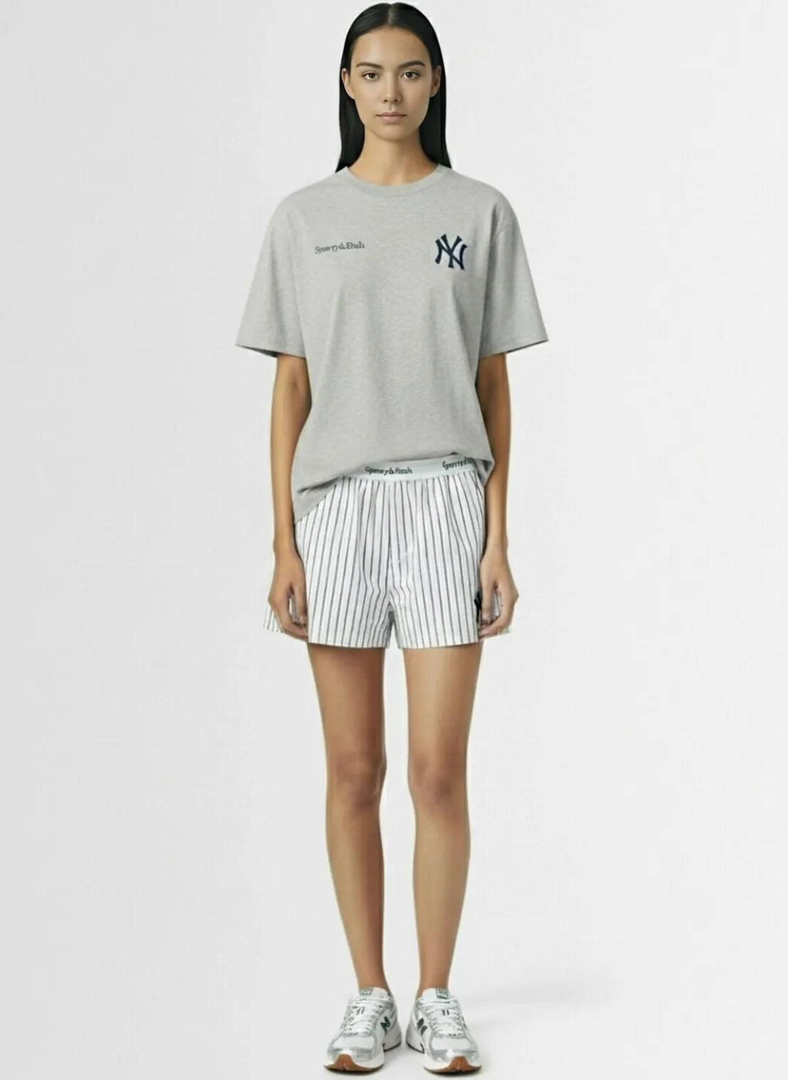 Shorts boxer Yankees Serif in cotone