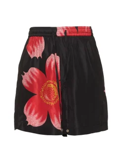 Shorts con stampa floreale