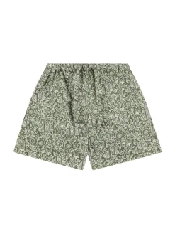 Shorts in cotone stampato stretch