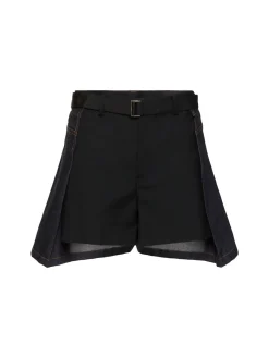 Shorts in denim di cotone
