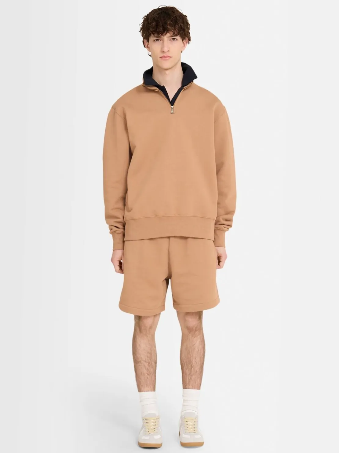 Shorts in felpa di cotone