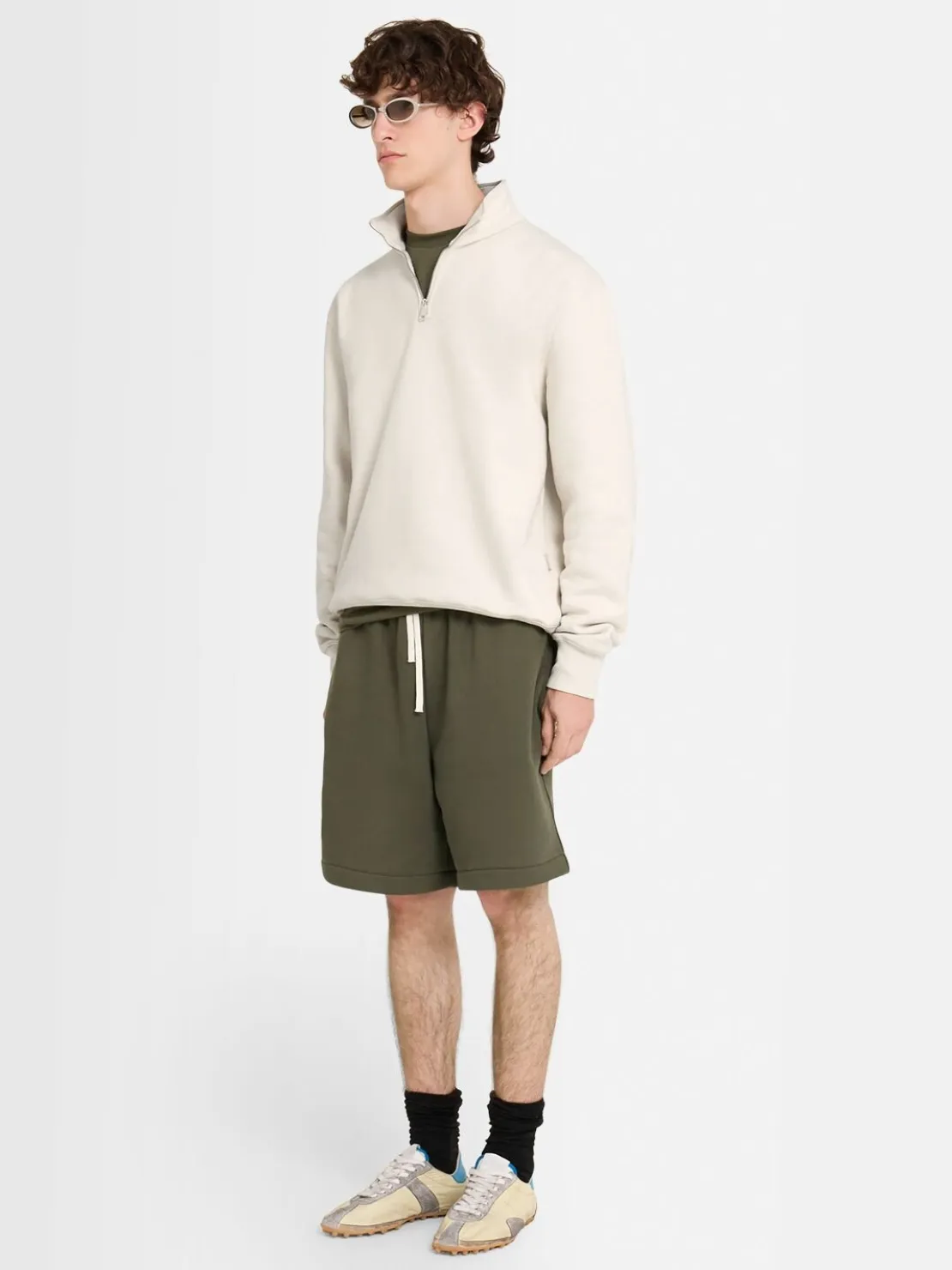 Shorts in felpa di cotone