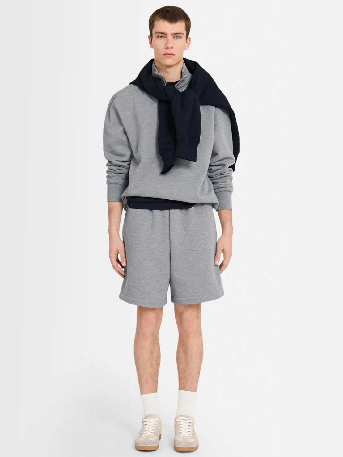 Shorts in felpa di cotone